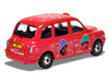 The Beatles London Taxi RHD Right Hand Drive Christmas Taxi Red with Graphics Diecast Model Corgi CC85933