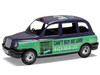 The Beatles London Taxi RHD Right Hand Drive Can't Buy Me Love Blue and Green with Graphics Diecast Model Corgi CC85935