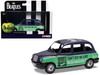 The Beatles London Taxi RHD Right Hand Drive Can't Buy Me Love Blue and Green with Graphics Diecast Model Corgi CC85935