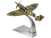 Supermarine Spitfire Mk.II Fighter Aircraft Iron Maiden 'Aces High' Green Camouflage with Graphics 1/72 Diecast Model Corgi CC39215