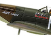 Supermarine Spitfire Mk.II Fighter Aircraft Iron Maiden 'Aces High' Green Camouflage with Graphics 1/72 Diecast Model Corgi CC39215