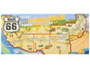 Skill 3 Model Kit 1955 Chevrolet Bel Air Hardtop Route 66 1/25 Scale Model Atlantis ALM-1374