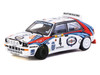 Lancia Delta HF Integrale #4 Didier Auriol - Bernard Occelli Martini Racing Winner Monte Carlo Rally 1992 Hobby64 Series 1/64 Diecast Model Car Tarmac Works T64-049-92MCR04