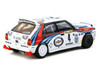Lancia Delta HF Integrale #4 Didier Auriol - Bernard Occelli Martini Racing Winner Monte Carlo Rally 1992 Hobby64 Series 1/64 Diecast Model Car Tarmac Works T64-049-92MCR04