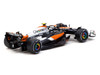 McLaren MCL60 #4 Lando Norris 2nd Place Formula One F1 British GP 2023 with Pitboards Global64 Series 1/64 Diecast Model Car Tarmac Works T64G-F070-LN2