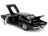 1970 Dodge Charger Black with Race Interior The Fast and the Furious 2001 Movie 25 Years of Fast & Furious Series 1/24 Diecast Model Car Jada 35421-25TH