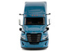 2025 Freightliner Cascadia Gen-5 Sleeper Cab Truck Tractor Signature Blue Transport Series 1/64 Diecast Model Diecast Masters 71130