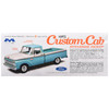 Skill 3 Model Kit 1965 Ford Custom Cab Styleside Pickup Truck 1/25 Scale Model Moebius MOE-1234