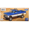 Skill 3 Model Kit 1971 Ford F-250 Custom Lifted 4x4 Pickup Truck 1/25 Scale Model Moebius MOE-2567