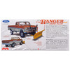 Skill 3 Model Kit 1972 Ford F-250 Ranger XLT Pickup Truck with Snow Plow 1/25 Scale Model Moebius MOE-2568