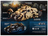 Skill 3 Model Kit Batmobile Tumbler with Bane Figure Batman Dark Knight Trilogy Movie Franchise 1/25 Scale Model Moebius MOE-967