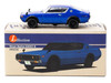 Nissan Skyline 2000GT-R KPGC110 RHD Right Hand Drive Blue Metallic J Collection Series 1/64 Diecast Model Tarmac Works JC64-010-BL