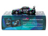 Nissan Skyline (R32) Widebody RHD Right Hand Drive #87 HKS - Designed by Jon Sibal Black with Graphics with Tarmac Cards Global64 Series 1/64 Diecast Model Car Tarmac Works T64G-061-HKS