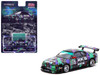 Nissan Skyline (R32) Widebody RHD Right Hand Drive #87 HKS - Designed by Jon Sibal Black with Graphics with Tarmac Cards Global64 Series 1/64 Diecast Model Car Tarmac Works T64G-061-HKS