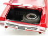 1970 Chevrolet Chevelle SS 454 LS6 Cranberry Red with White Stripes and Red Interior Limited Edition to 454 pieces Worldwide 1/18 Diecast Model Car ACME A1805530