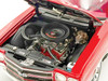 1970 Chevrolet Chevelle SS 454 LS6 Cranberry Red with White Stripes and Red Interior Limited Edition to 454 pieces Worldwide 1/18 Diecast Model Car ACME A1805530