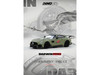 DarwinPRO iMP-Performance AMG GT Goblin Group Matt Green with Black Top 1/64 Diecast Model Car Inno Models IN64-AMGGT-DP01