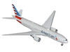 Boeing 777-200ER Commercial Aircraft American Airlines N788AN Silver with Striped Tail Gemini 200 1/200 Diecast Model Airplane GeminiJets G2AAL1414