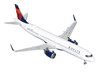 Airbus A321neo Commercial Aircraft Delta Air Lines N502DX White with Blue and Red Tail Gemini 200 1/200 Diecast Model Airplane GeminiJets G2DAL1495