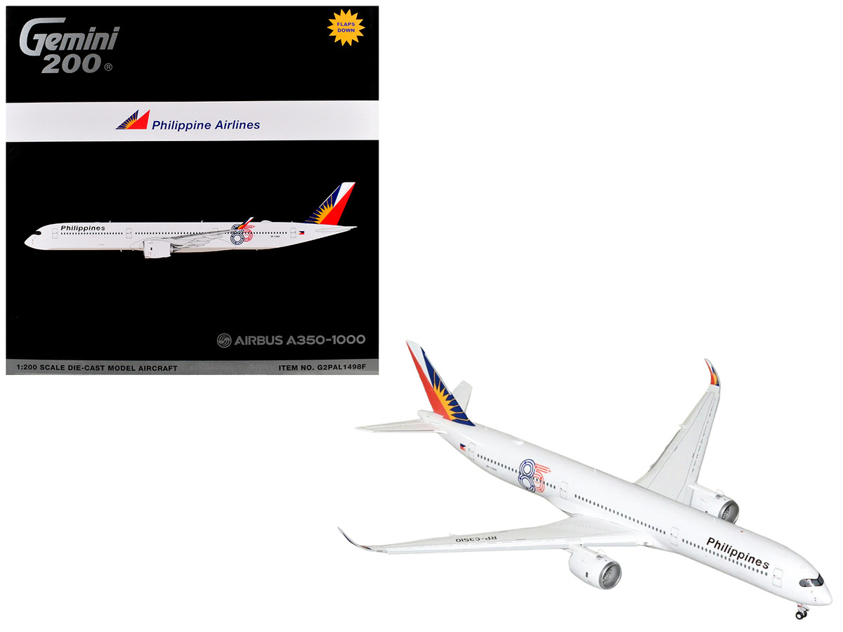 Airbus A350-1000 Commercial Aircraft with Flaps Down Philippine