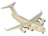Boeing C-17 Globemaster III Transport Aircraft United Arab Emirates Air Force 1228 Beige Gemini 200 1/200 Diecast Model Airplane GeminiJets G2UAF1471