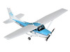 Cessna 172 Skyhawk Aircraft KLM Aeroclub PH-WVO Light Blue and White Gemini General Aviation Series 1/72 Diecast Model Airplane GeminiJets GGCES019
