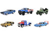 Anniversary Collection Series 18 Set of 6 pieces America 250 Edition 1/64 Diecast Model Cars Greenlight 28180SET
