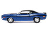 1970 Dodge Challenger Blue with Black Top America 250 Edition Anniversary Collection Series 18 1/64 Diecast Model Car Greenlight 28180A