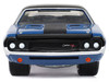 1970 Dodge Challenger Blue with Black Top America 250 Edition Anniversary Collection Series 18 1/64 Diecast Model Car Greenlight 28180A