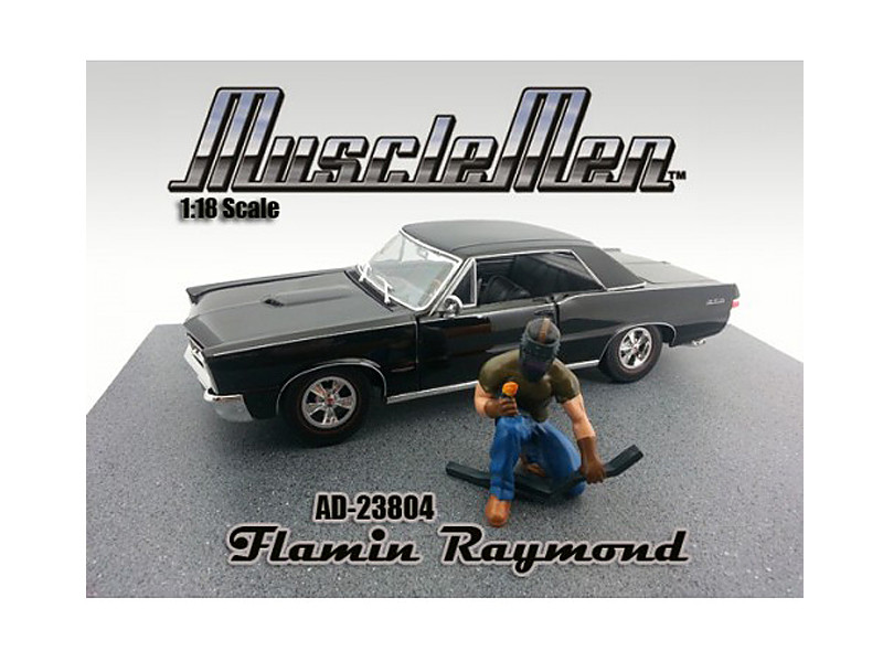Musclemen Flamin Raymond Figure for 1:18 Scale Diecast Car Models by American Diorama