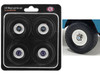 35 Inch Offroad Wheel and Tire Set of 4 pieces from 1967 Chevrolet K-10 Pickup Truck for 1/18 Scale Models ACME A1807223W