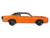 1970 Dodge Challenger R/T Orange with Black Hood and Top 2 Fast 2 Furious 2003 Movie Fast & Furious Series Diecast Model Car Hot Wheels JHW64