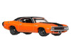 1970 Dodge Challenger R/T Orange with Black Hood and Top 2 Fast 2 Furious 2003 Movie Fast & Furious Series Diecast Model Car Hot Wheels JHW64