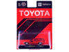 1985 Toyota SR5 Pickup Truck with Camper Shell Red with Black Stripes Limited Edition to 19844 pieces Worldwide 1/64 Diecast Model Car M2 Machines 31500-HS76