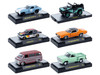 Auto-Thentics 6 piece Set Release 110 IN DISPLAY CASES Limited Edition 1/64 Diecast Model Cars M2 Machines 32500-110