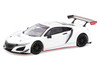 Honda NSX GT3 EVO22 White 1/64 Diecast Model Car Pop Race PR640280
