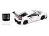 Honda NSX GT3 EVO22 White 1/64 Diecast Model Car Pop Race PR640280