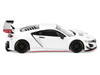 Honda NSX GT3 EVO22 White 1/64 Diecast Model Car Pop Race PR640280