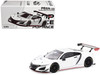 Honda NSX GT3 EVO22 White 1/64 Diecast Model Car Pop Race PR640280