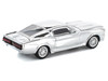 Shelby Mustang GT500 Silver Chrome 1/64 Diecast Model Car Pop Race PR640312