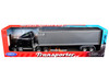 Kenworth T2000 Truck Black with Gray Container Transporter Series 1/32 Diecast Model Welly 32211W-BK