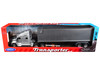 Kenworth T2000 Truck Silver Metallic with Gray Container Transporter Series 1/32 Diecast Model Welly 32211W-SIL