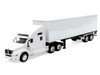 Kenworth T2000 Truck White with White Container Transporter Series 1/32 Diecast Model Welly 32211W-WHW
