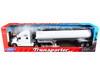 Kenworth T2000 Truck White with White Tanker Trailer Transporter Series 1/32 Diecast Model Welly 32212W-WHW