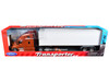 Freightliner Cascadia Truck Bronze Metallic with White Container Transporter Series 1/32 Diecast Model Welly 32696W-GLD