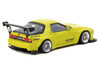 Mazda RX-7 FC3S Pandem Yellow Metallic Road64 Series 1/64 Diecast Model Car Tarmac Works T64R-066-YL