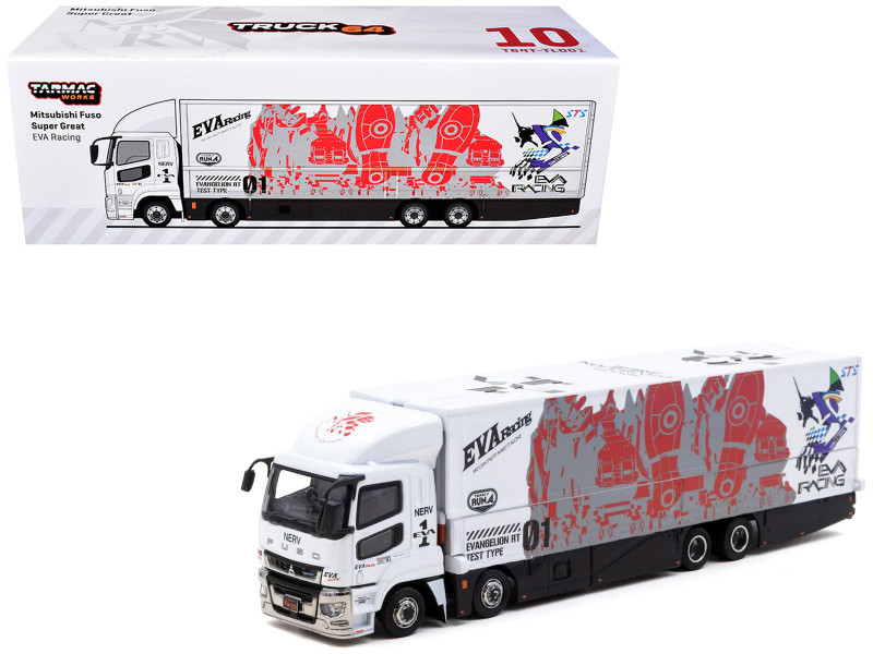 Mitsubishi Fuso Super Great Truck with Transporter EVA Racing