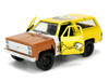 1980 Chevrolet K5 Blazer SpongeBob Star Livery Yellow SpongeBob SquarePants 1999-Current TV Series Hollywood Rides Series 1/32 Diecast Model Car Jada