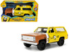 1980 Chevrolet K5 Blazer SpongeBob Star Livery Yellow SpongeBob SquarePants 1999-Current TV Series Hollywood Rides Series 1/32 Diecast Model Car Jada