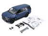 2025 Chevrolet Tahoe PPV Dark Blue Custom Builder's Kit - Law Enforcement and Public Service Series 1/24 Diecast Model Car Motormax 76816-BB-DBL